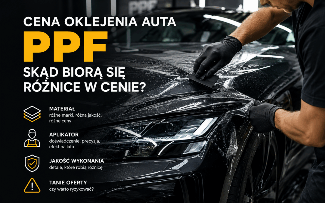Cena oklejenia auta PPF. Skąd biorą się różnice w cenie?